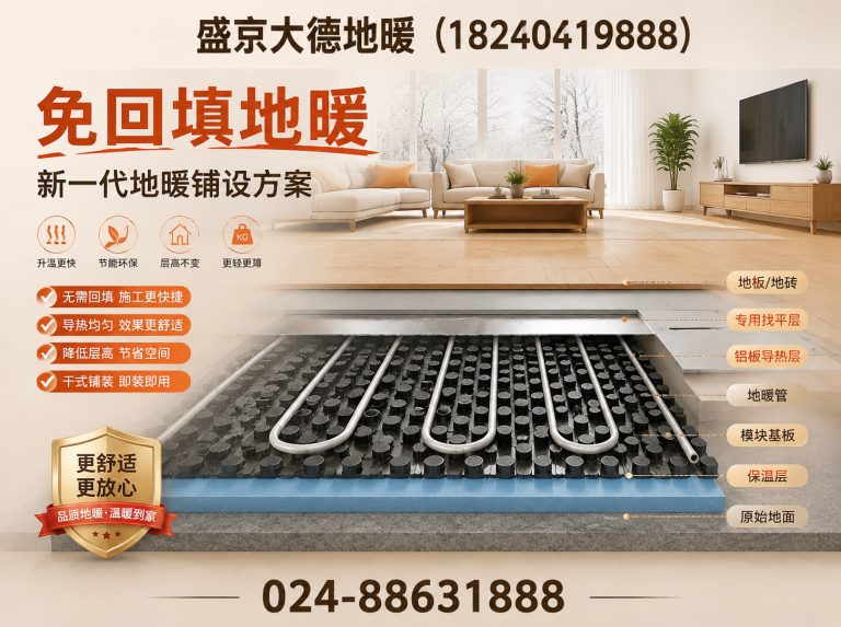 皇姑区地暖安装展示图